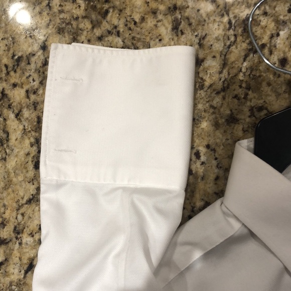 Hart Schaffner Marx white tuxedo shirt - Picture 4 of 4
